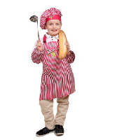 Фартук Латте детский с регулятором лямки, с полной запечаткой