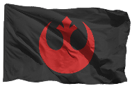 Флаг Звездные воины "Повстанцы" 100х150 см Флаг Звездные воины "Повстанцы" 100х150 см