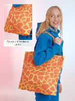 Сумка Голди из греты 40х40х10 см, с полной запечаткой Сумка Голди из греты 40х40х10 см, с полной запечаткой