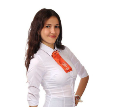 Галстук Нео женский с полной запечаткой