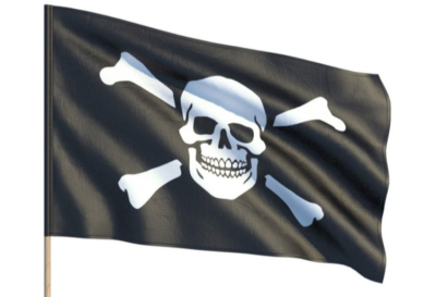 Флаг Череп и кости 100х150 см